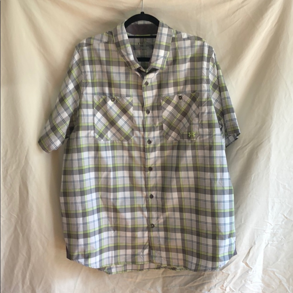 UNDER ARMOUR Heat Gear Plaid Shirt
